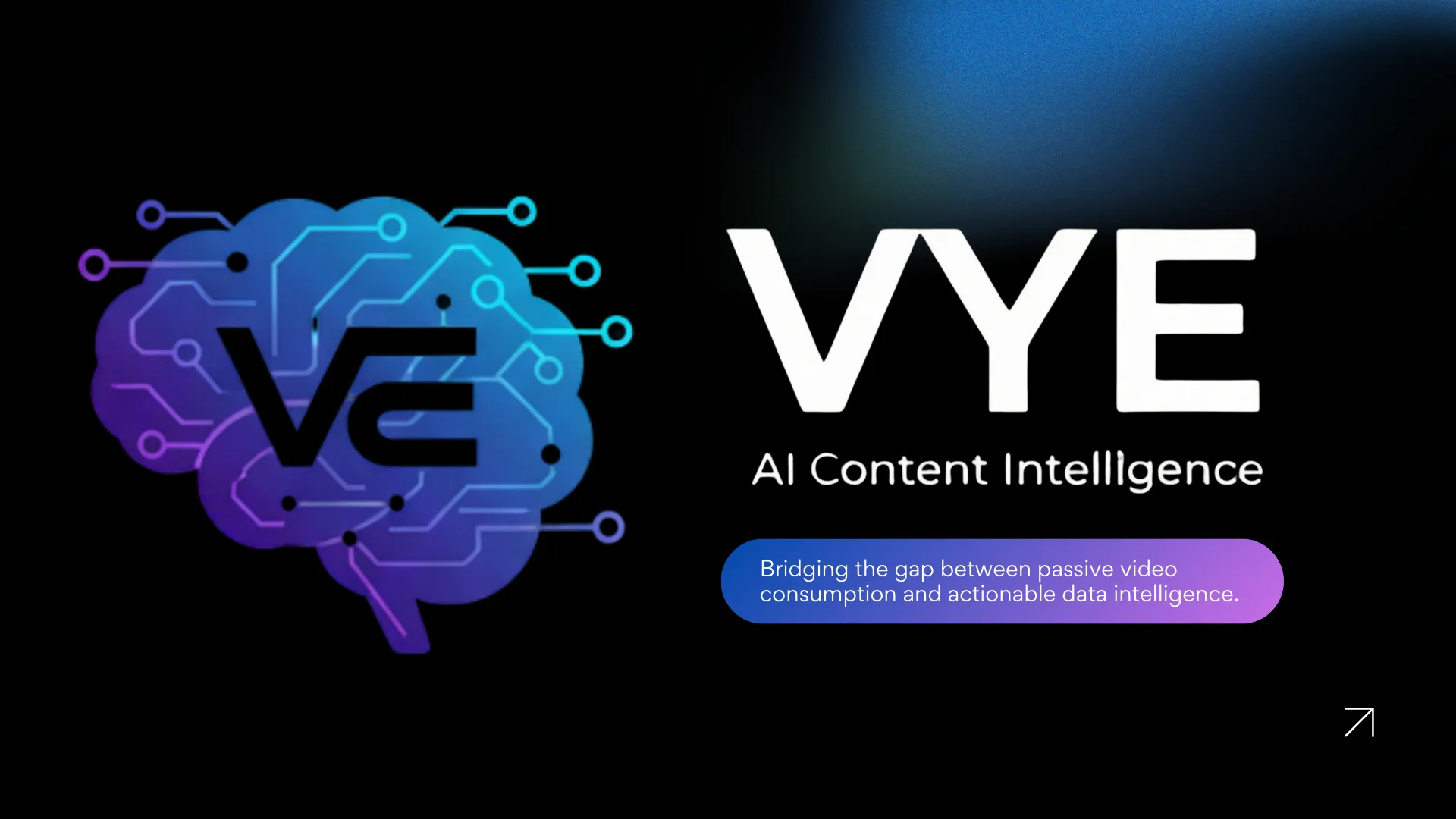 Screenshot of Vye — YouTube RAG Knowledge Retrieval System